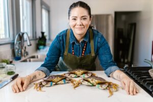 Ceviche perfeito da chef Pia León