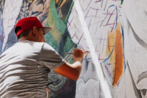 Pablo Carlos mural na Lapa