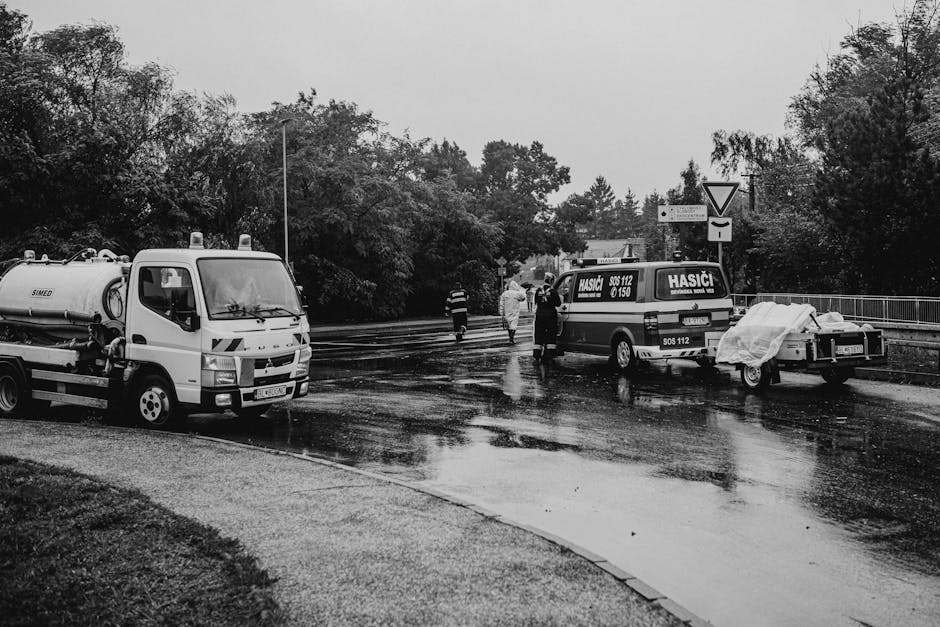 Caminhonete descontrolada