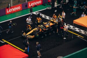 GP da China com Russell vencendo a corrida sprint