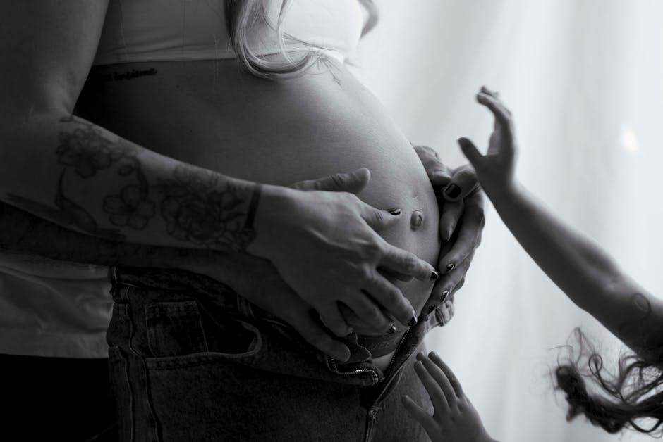 Barriga de Isa Scherer durante a gravidez