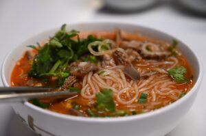 Caldo de feijão com leite de coco