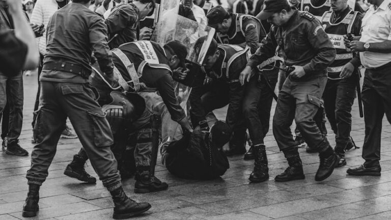 Policial militar confusão