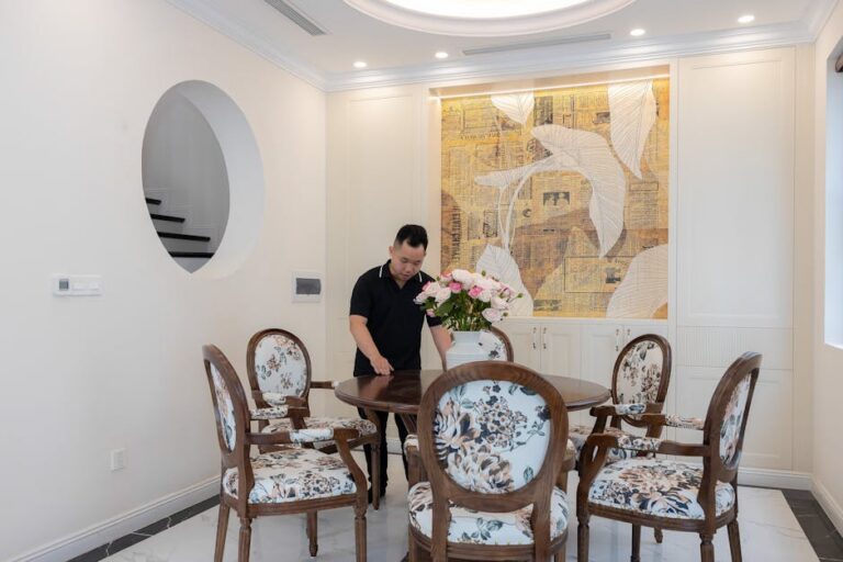 Casa de campo com pedra e madeira