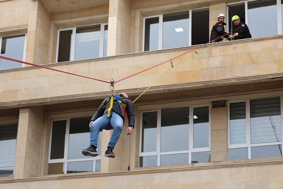 Trabalhador choque elétrico