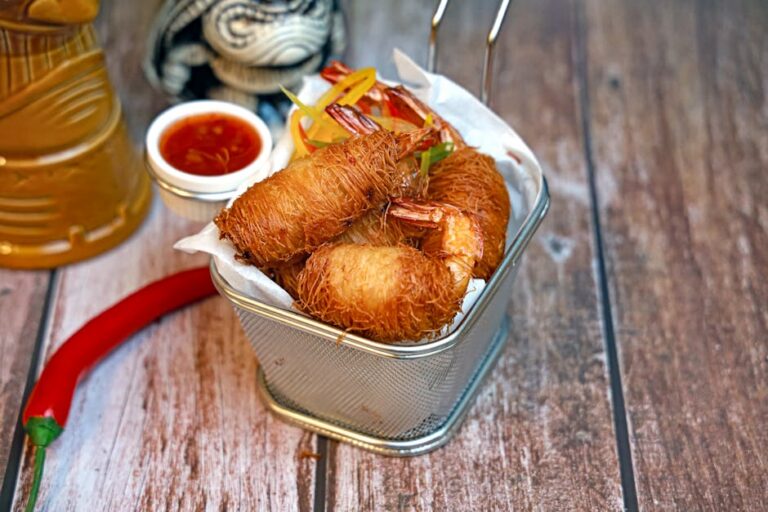 Cestinha de camarão do Point do Acarajé