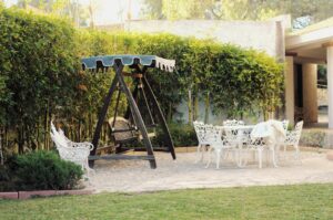 decoração área externa