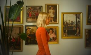 Virginia Fonseca quadro na mansão de Vini Jr