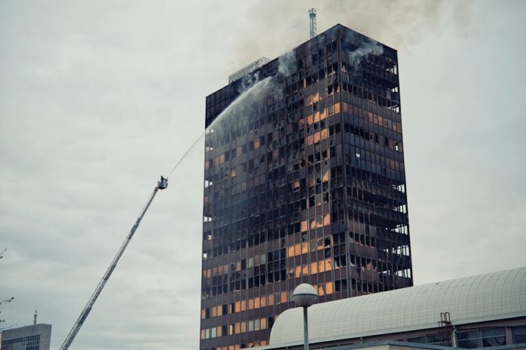 Incêndio no Velódromo do Parque Olímpico