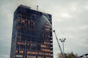 incêndio Edifício Touring