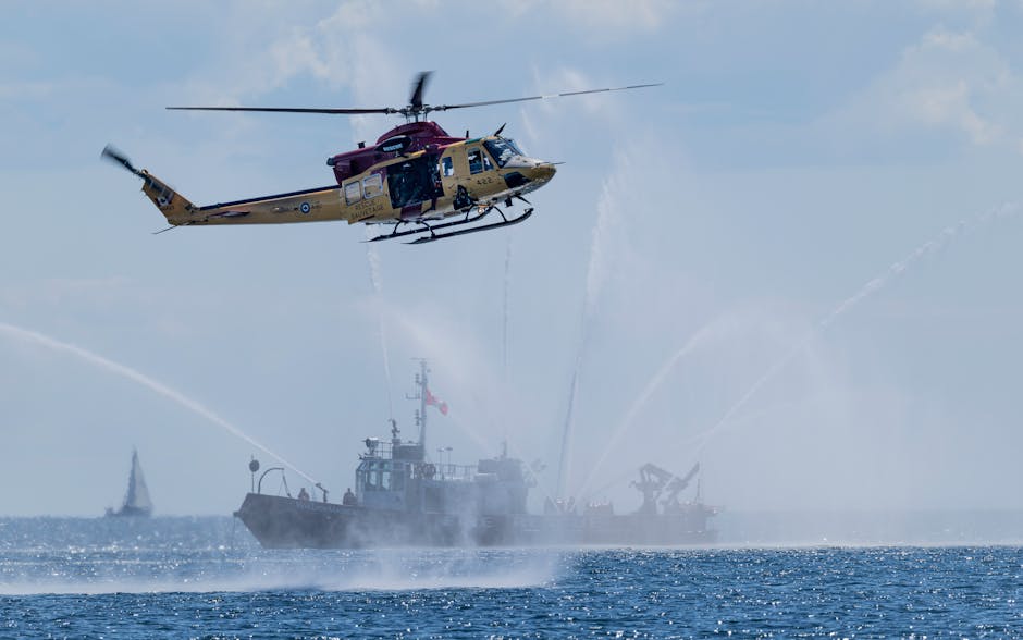 Pouso forçado helicóptero na Barra da Tijuca