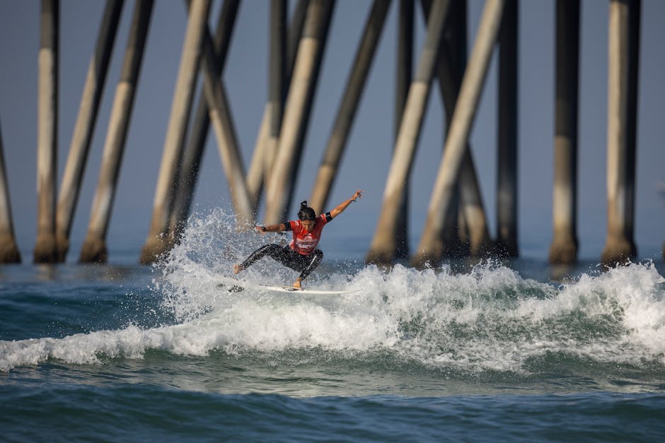 Luiz Diniz conquistando título Pan-Americano no SUP Surf