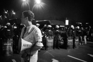 Confronto polícia Florianópolis