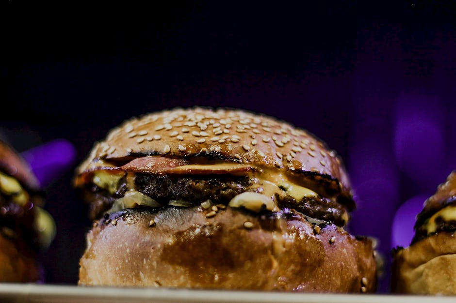 Dia do hambúrguer merenda