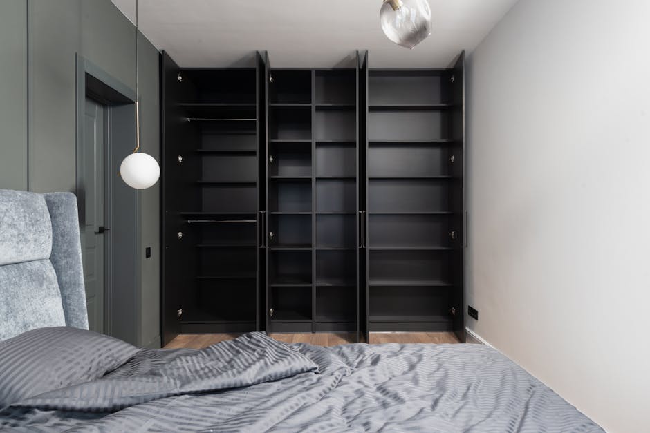 Ideias de armário no quarto para organização e aconchego