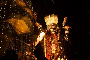 imagem de Santa Sara Kali no santuário do Arpoador