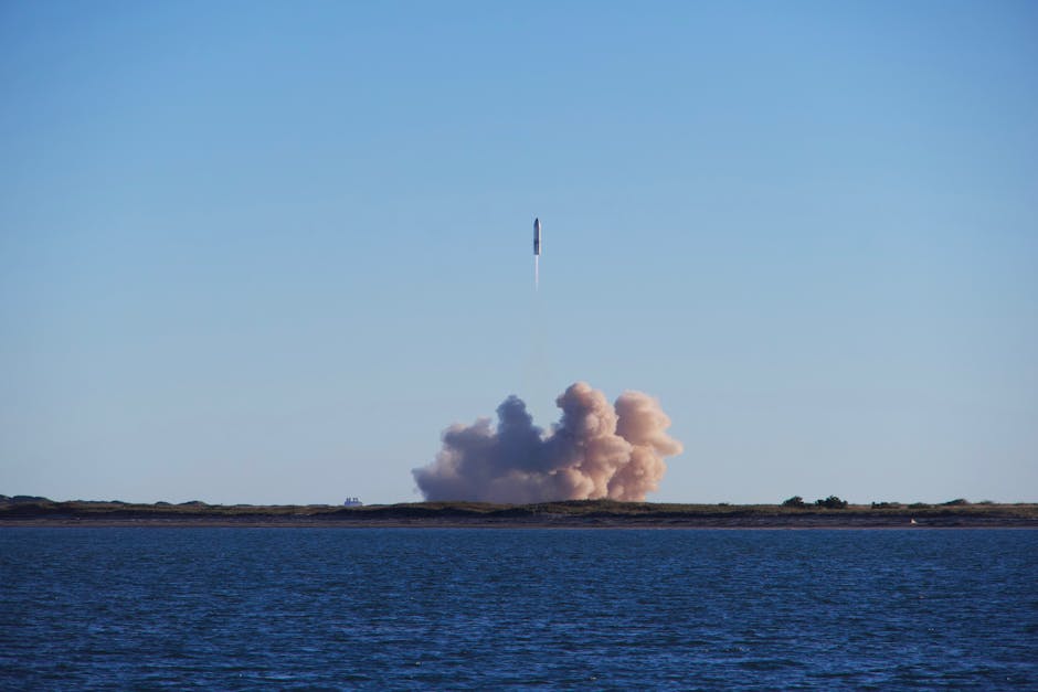 Explosão da nave New Glenn da Blue Origin