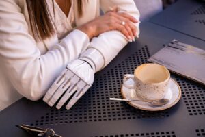 Café experimental IA em Estocolmo