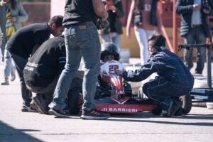 Gabriel Bortoleto e Isabella Bernardini juntos no GP de Miami