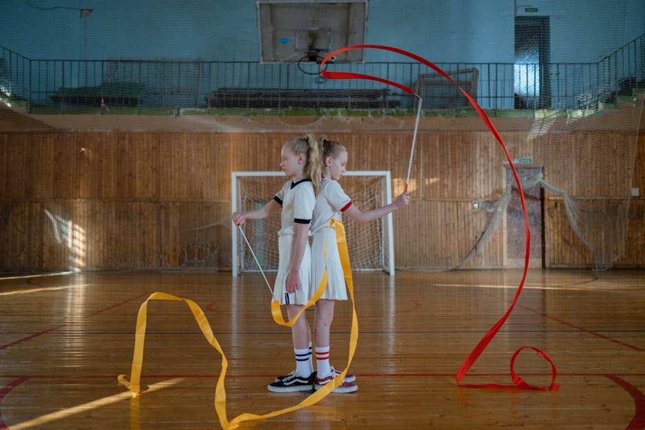 Conjunto da ginástica rítmica se prepara para o Pan-Americano com nova coreografia.