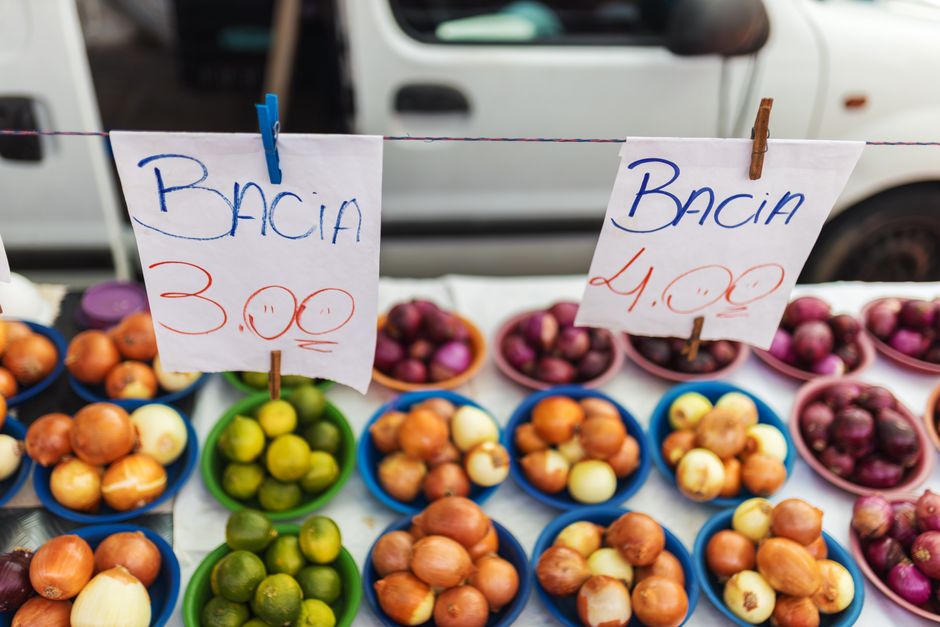 Preços dos alimentos em queda