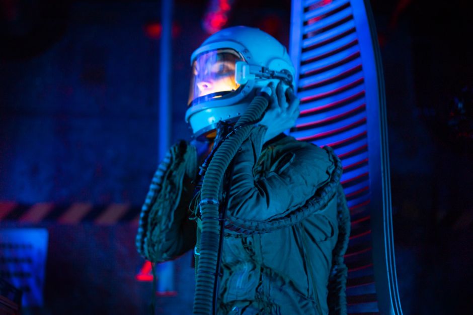 lançamento Soyuz com astronauta dos EUA e cosmonautas russos